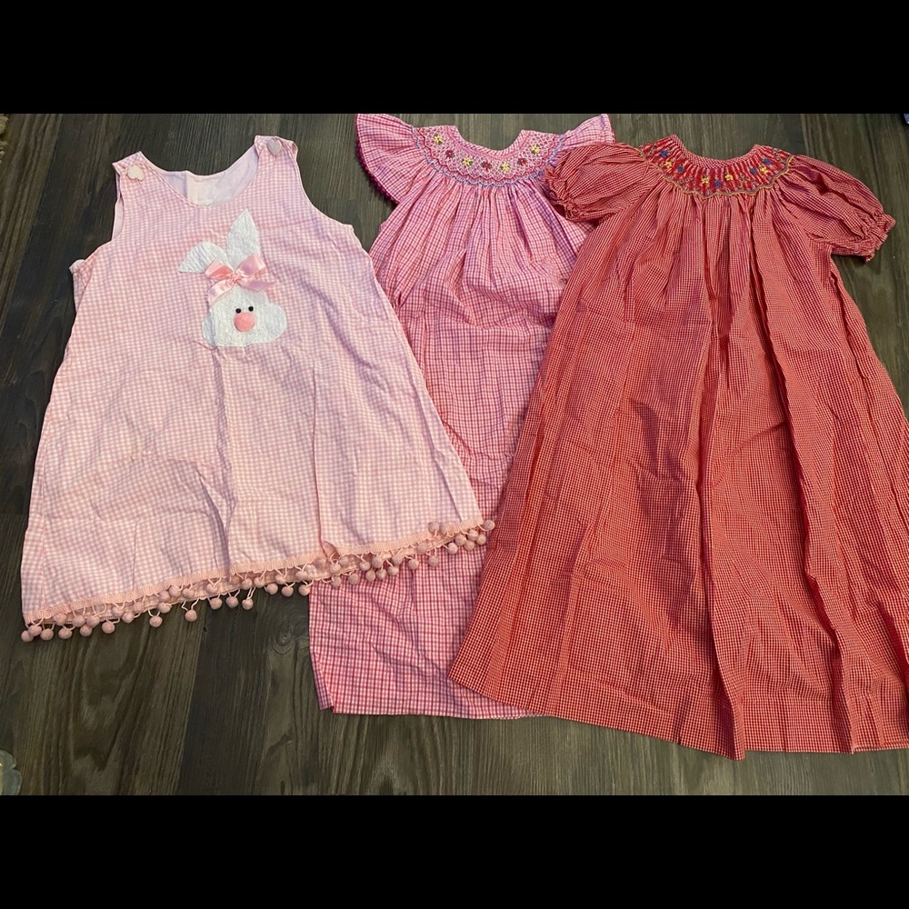 Size 6/6x smocked dresses.